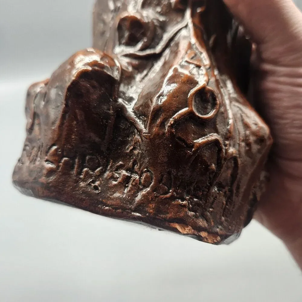 Vtg ‘79 Jason Christoble Matchless Grove Candle Holder Clay Sculpture Warlock